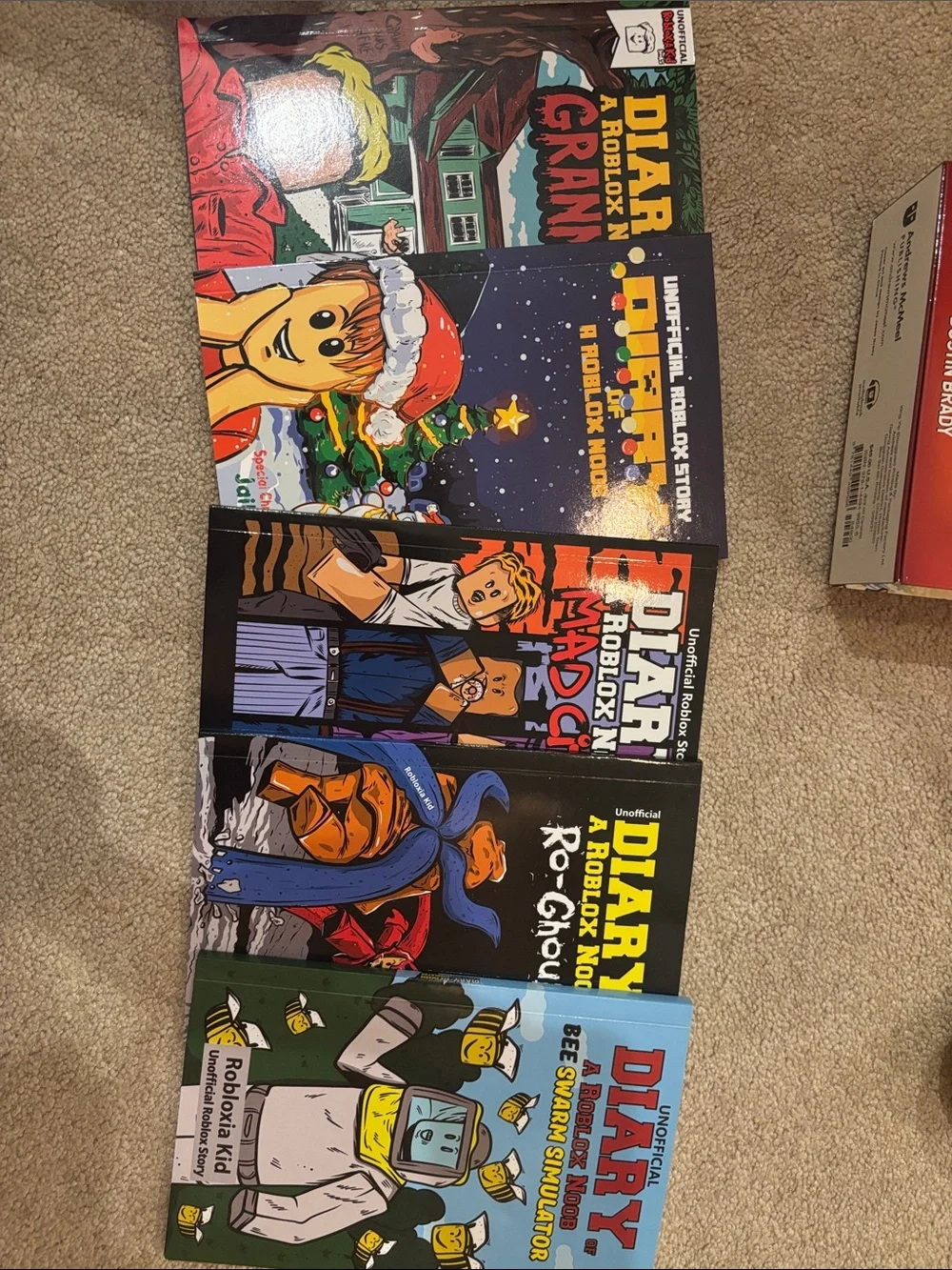 Trapped in a Video Game Complete Set and Diary of a Roblox Noob book set